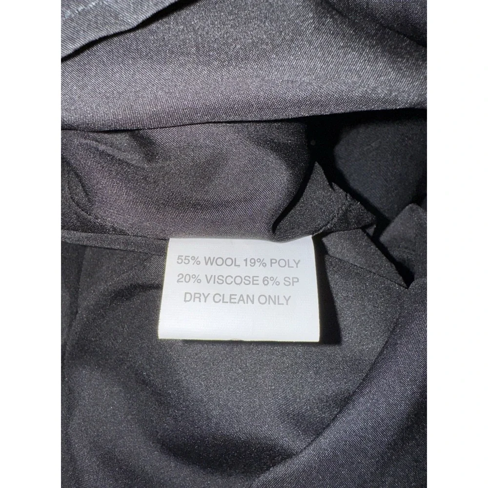 NWT Marie Oliver‎ Rachel Women's Rugged Ruched Wool Black Skirt 8 MSRP $238